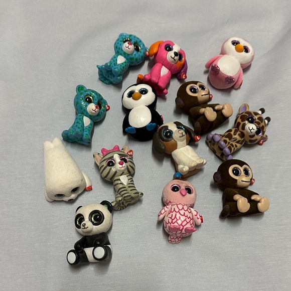 Ty Other - Ty Animal Figurine Toys - Lot of 13